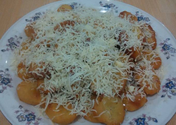 Resep: Pisang goreng crispy toping keju Ekonomis Untuk Jualan