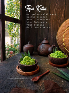 Foto resep Tape Ketan Hijau