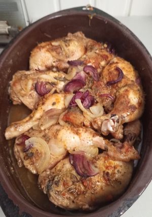 Sült ropogós🐣🐔 rozmaringos csirkecomb recept fotója