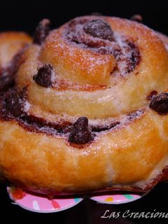 Una foto de Caracolas de nutella