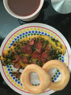 Una foto de Huevos con espinaca
