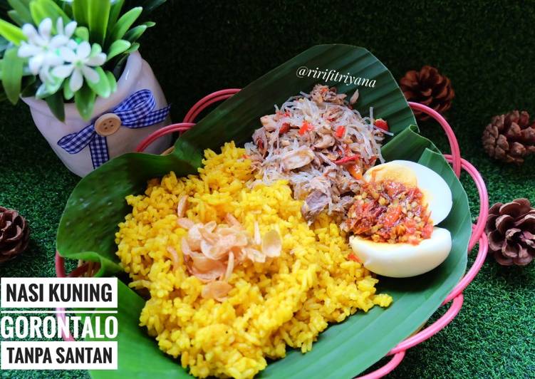 “Nasi Kuning Gorontalo (tanpa Santan)”