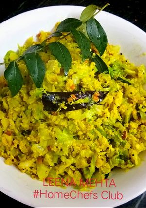 A picture of Cabbage Thoran.