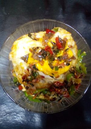 Foto resep Telor ceplok cabe garam