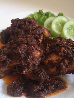 Foto resep Ayam (bebek) hitam khas Madura