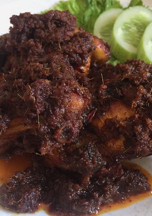 Foto resep Ayam (bebek) hitam khas Madura