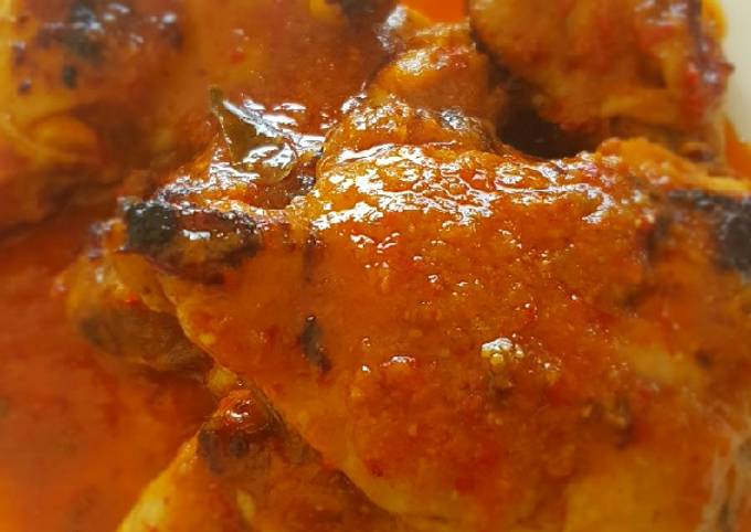 Resep Ayam Panggang Bumbu Rujak Anti Gagal