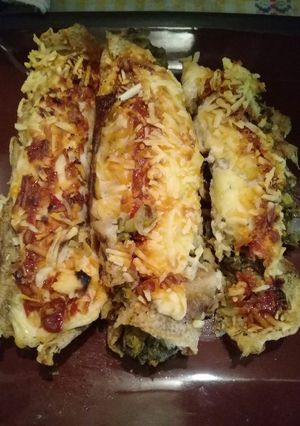 Una foto de Canelones de verdura