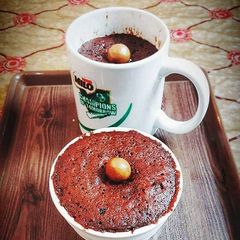 Molten Lava Cake In A Mug A picture of Molten Lava Cake In A Mug.