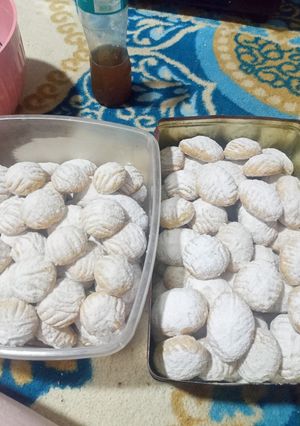 صورة لوصفة كحك دايب احلا من المحلات بجد😋