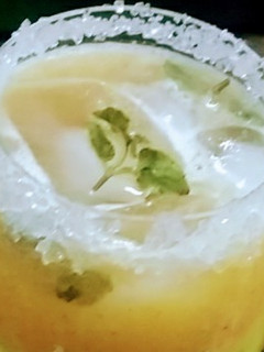 A picture of Healthy Spicy Mint Orange Mocktail.