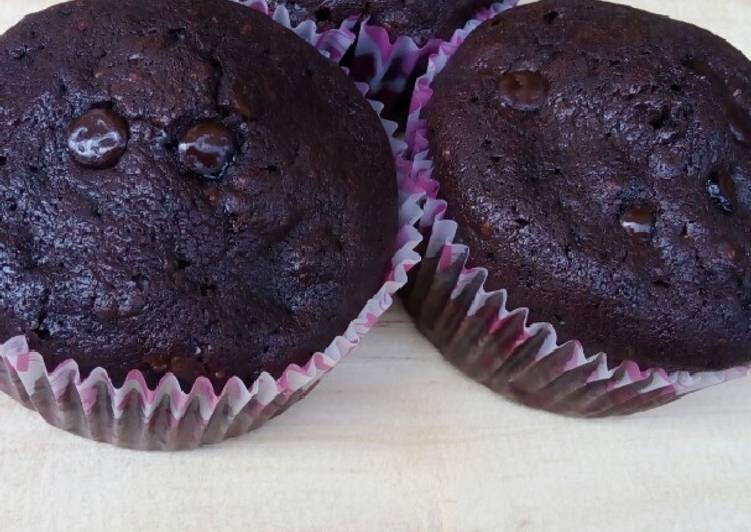 Oat cupcake chocolate😍