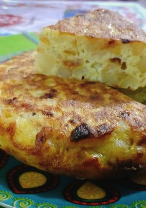 Una foto de Tortilla de papa para dos