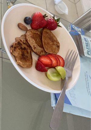 Una foto de Mis hotcakes de avena