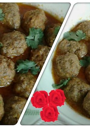 A picture of Kashmiri mutton kofta curry.