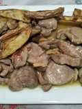 Solomillo de cerdo al ajillo