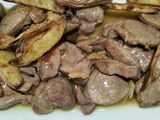 Solomillo de cerdo al ajillo