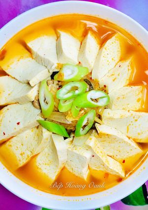 Hình của món Canh Kim Chi Hàn Quốc.