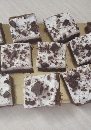 Foto di Brownies con crema al cocco