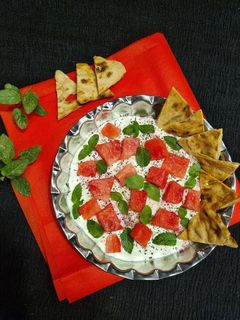 عکسی از دستور دیپ پنیر و هندوانه