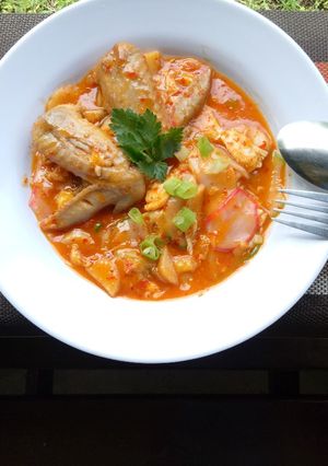 Foto resep Seblak sayap ayam