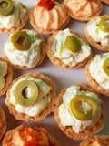 Relleno de crema de aceitunas para tarteletas saladas