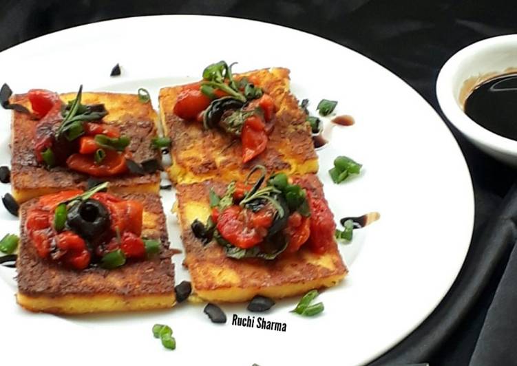 Recipe of Any-night-of-the-week Spicy Grilled Polenta Cristiano