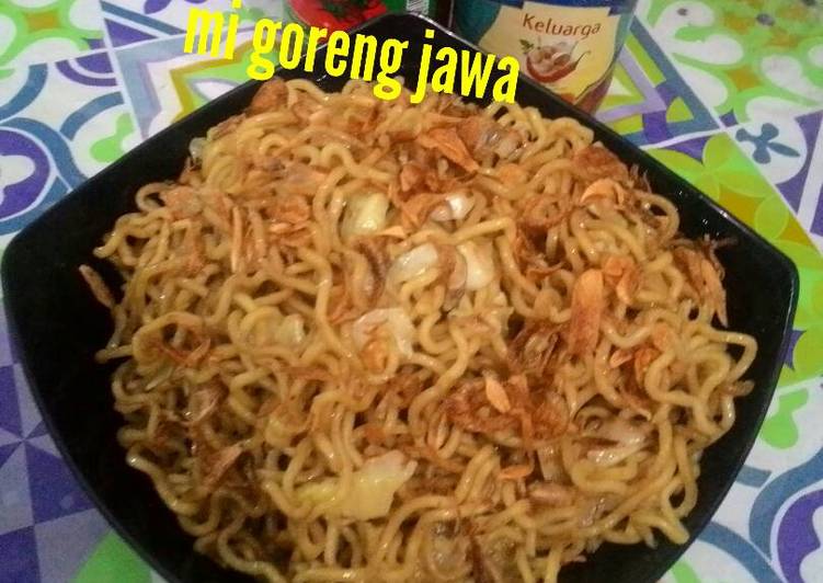 Cara Gampang Membuat Mie goreng jawa, Enak Banget