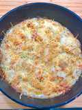 Scallop and Leek Gratin Skillet