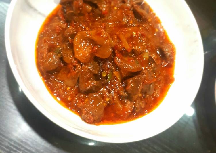 Recipe of Quick Gizzard sauce