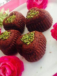 صورة لوصفة كب كيك الكاكاو
