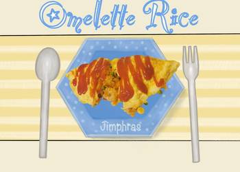 Easy Fast Cooking Thaiish Omelette Rice Very Delicious