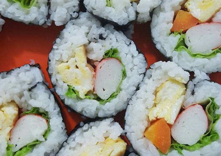 Resep Sushi Roll Tanpa Cuka Beras Rice Vinegar Yang Lezat