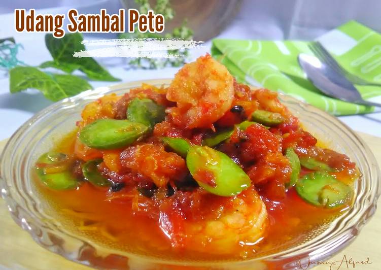 Bumbu Membuat Udang sambal petai Anti Gagal