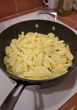 A picture of Жареная картошка.