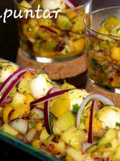 Una foto de Ceviche de mango
