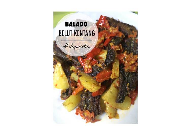 Balado Belut Kentang / Balado Baluik Jo Kantang
