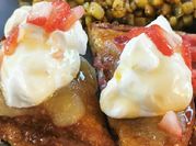 A picture of toast fillings