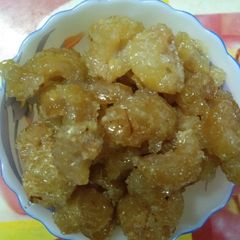 A picture of Amla (gooseberry) Candy In Microwave.