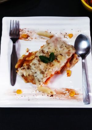 A picture of Innovative Fusion Lasagna.