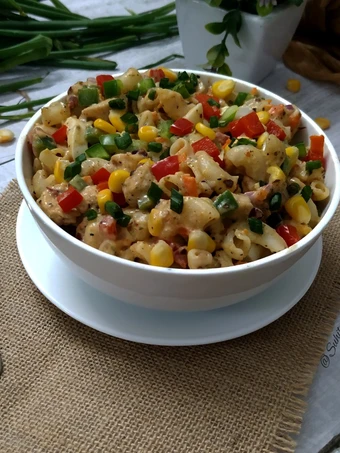 Easy Way Make Recipe Classic Macaroni Chicken Salad that is Delicious, Really Delicious}