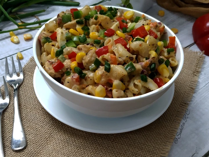 Easy Way Make Recipe Classic Macaroni Chicken Salad that is Delicious, Really Delicious}
