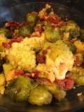 Verduras con jamón