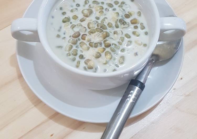 Cara Termudah Menyiapkan Bubur kacang hijau susu Sempurna