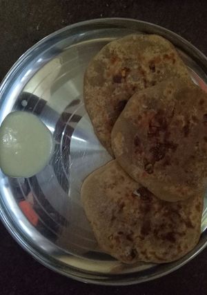 A picture of Healthy Wheat Boli (coconut and nuts stuffed).