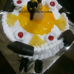 A picture of Eggless Pinacolada Cake.