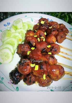 Foto resep Pentol bakar pedasss