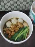Mie ayam baso homemade