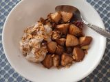 Peras al horno con canela