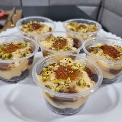A picture of Gulab jamun Trifle.